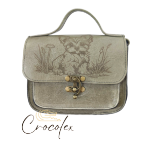 Geanta din piele naturala , Lucrata manual