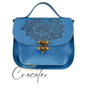 Geanta din piele naturala , Lucrata manual